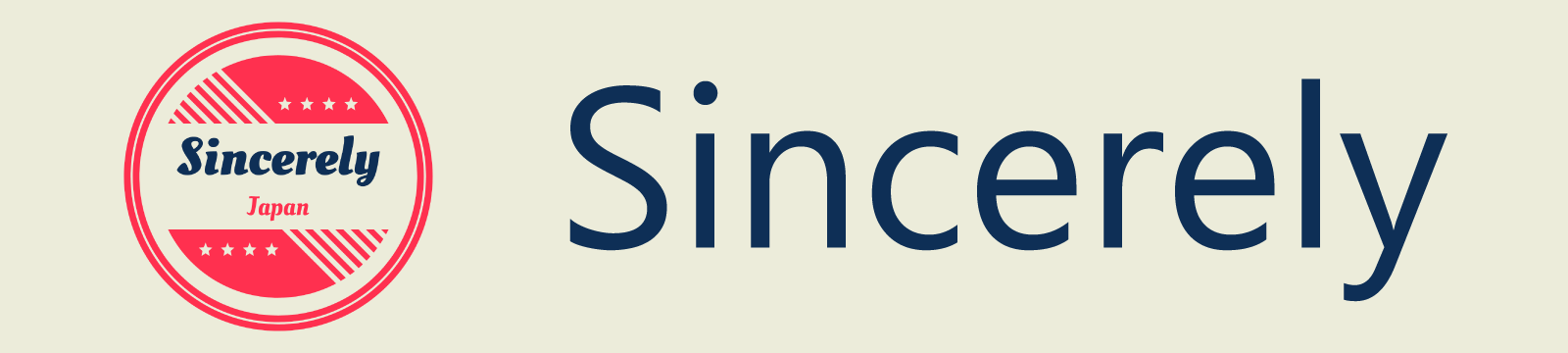 Sincerely | シンシアリー